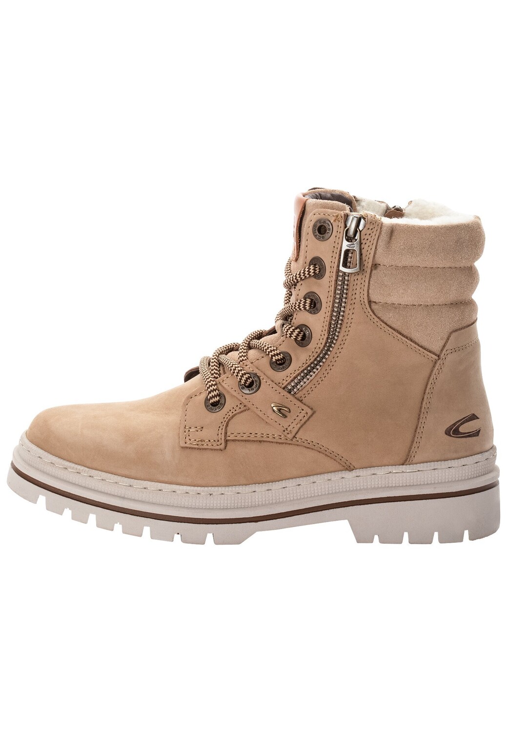 

Ботинки Camel Active Schnürboot mit warmem Wollfutter, бежевый