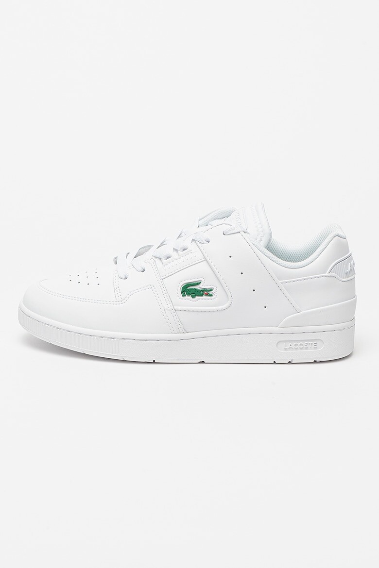 

Кожаные спортивные туфли Court Cage с экокожей Lacoste, белый