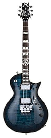 Электрогитара ESP Alex Skolnick AS1FR Electric Guitar Black Aqua Sunburst