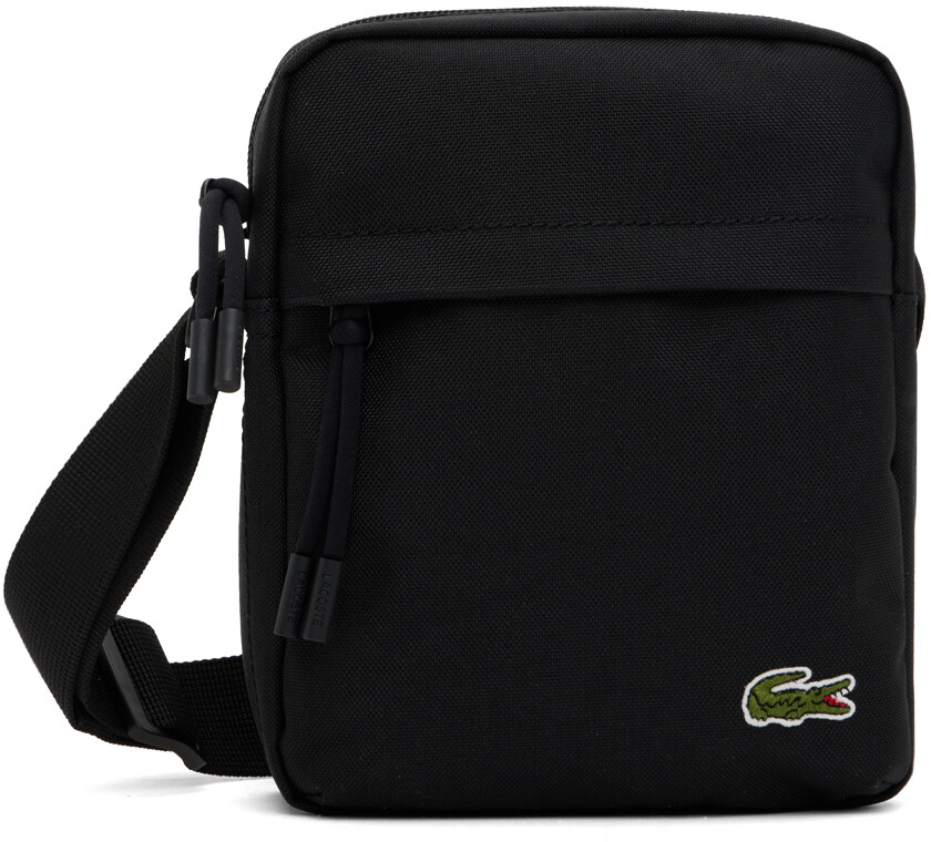 

Черная сумка на молнии Lacoste