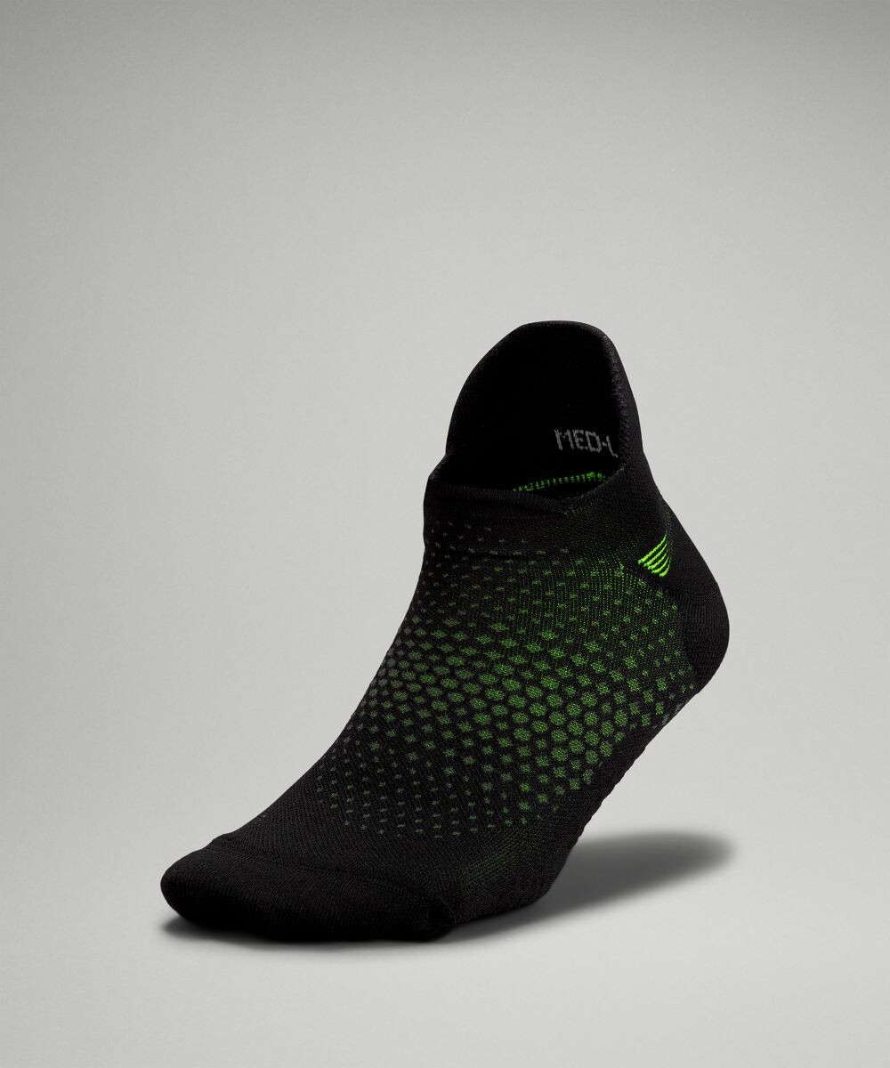 

Женские носки для бега MacroPillow Tab Lululemon, черный