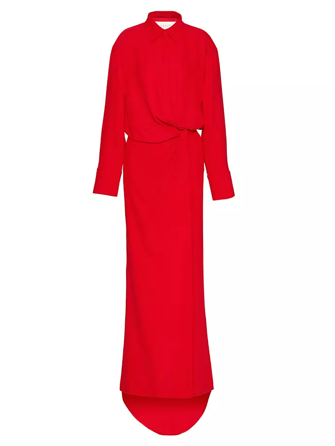 Длинное платье Cady Couture Valentino Garavani, красный