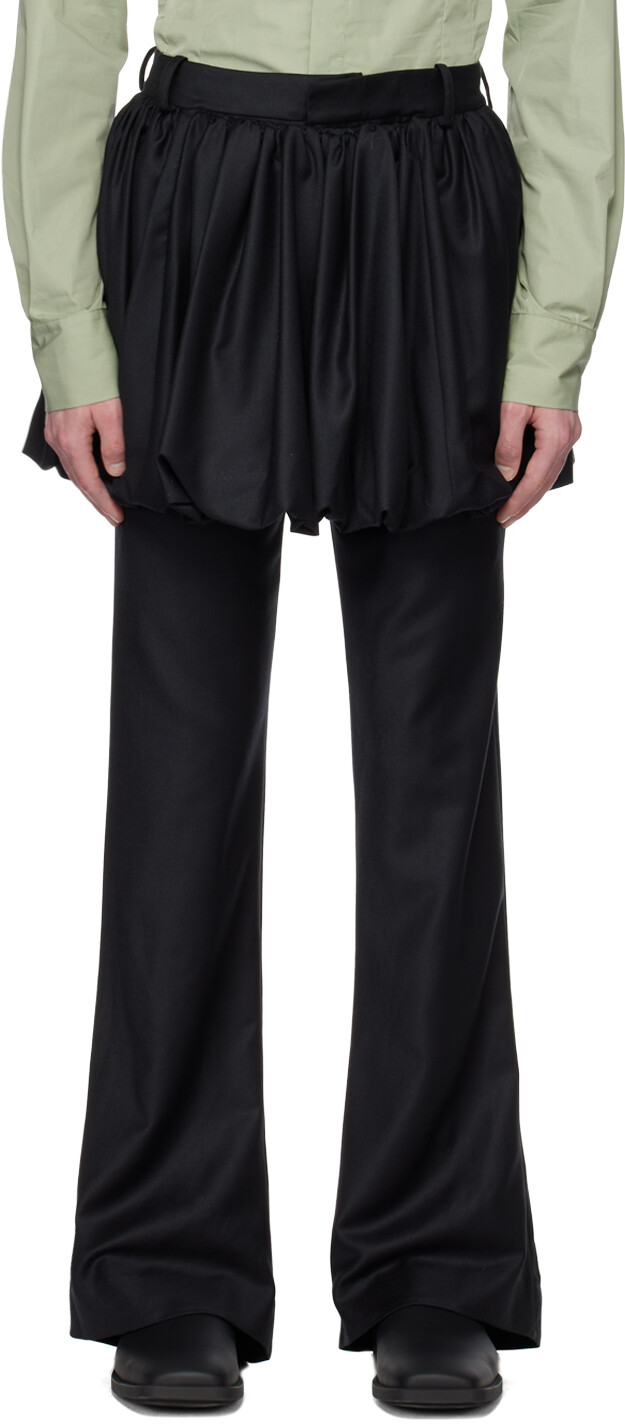 

SSENSE Эксклюзивные черные брюки AARON ESH, Черный