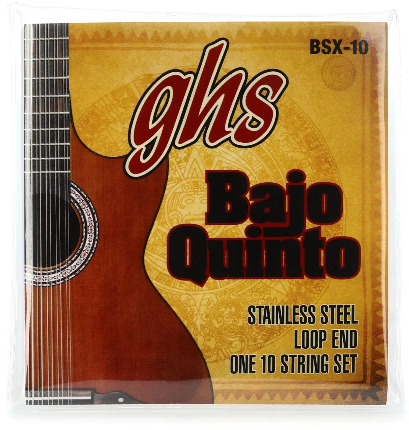 

Струны Bajo Quinto GHS BSX-10 из нержавеющей стали
