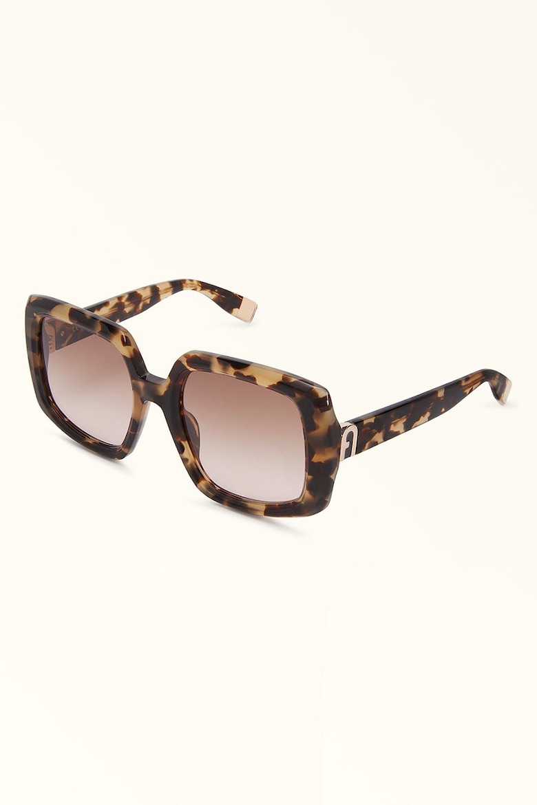 Квадратные солнцезащитные очки Furla, коричневый цена и фото