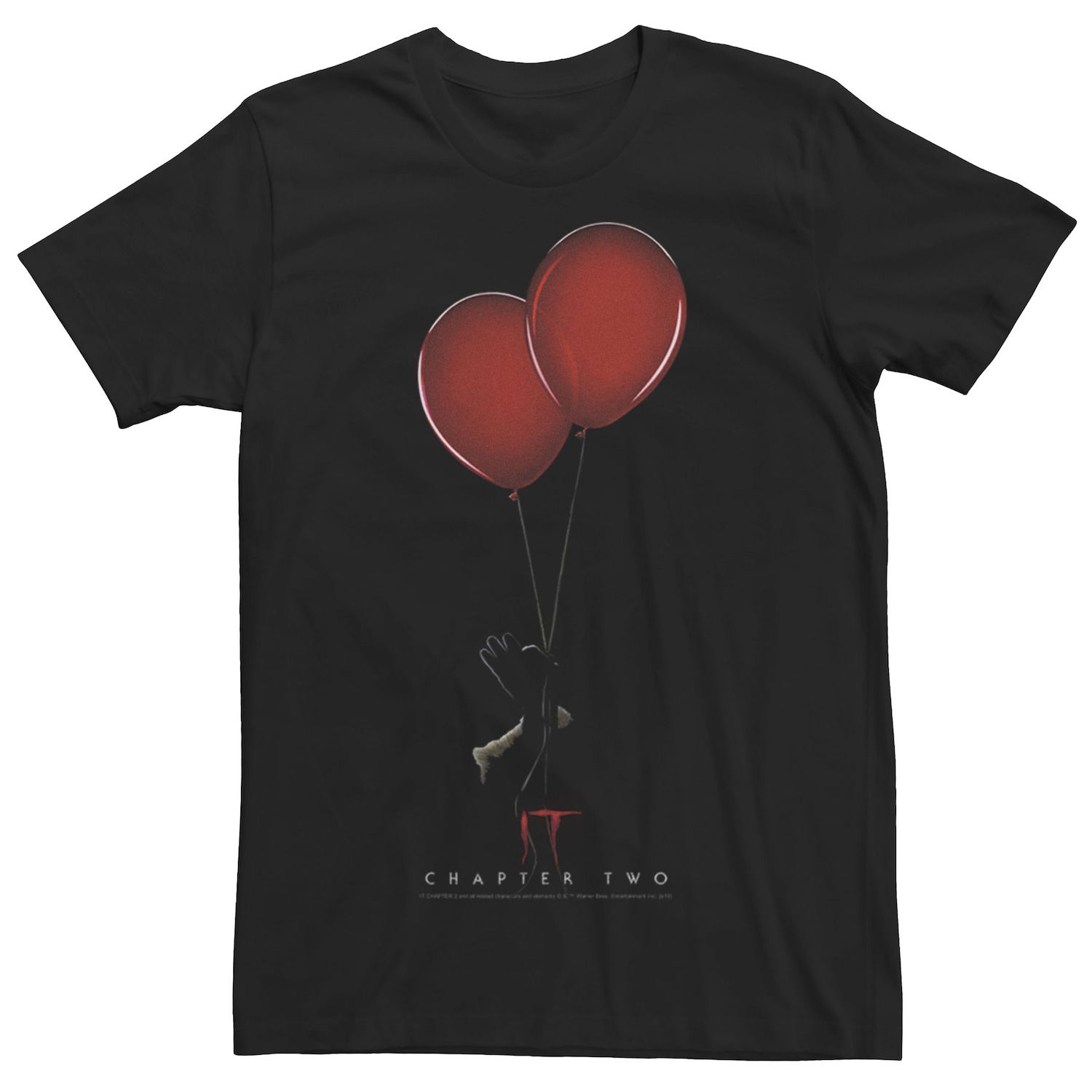 Мужская футболка IT Chapter 2 Pennywise Holding Balloon Licensed Character