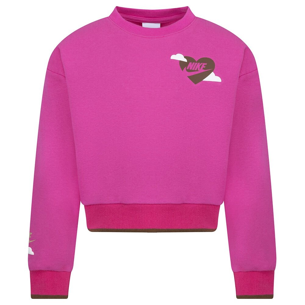 

Толстовка Nike Sweet Swoosh Crew, розовый