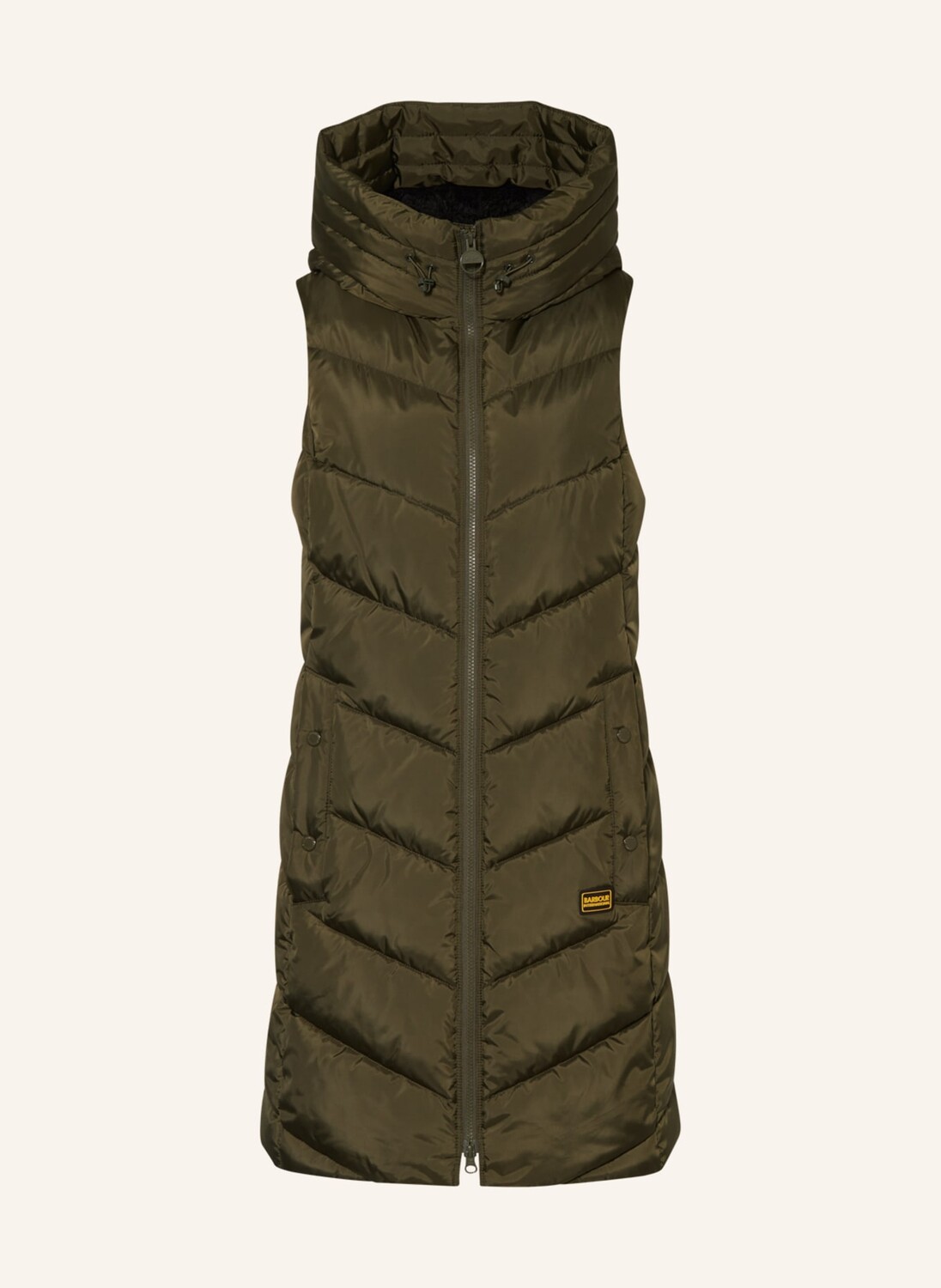 

Жилет BARBOUR INTERNATIONAL BOSTON mit Kunstfell, оливковый
