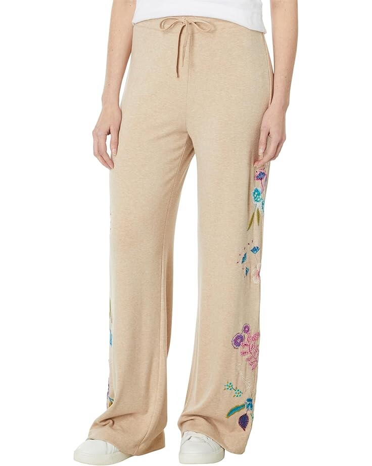 

Брюки Johnny Was Shilo Cozy Wide Leg, цвет Warm Oat