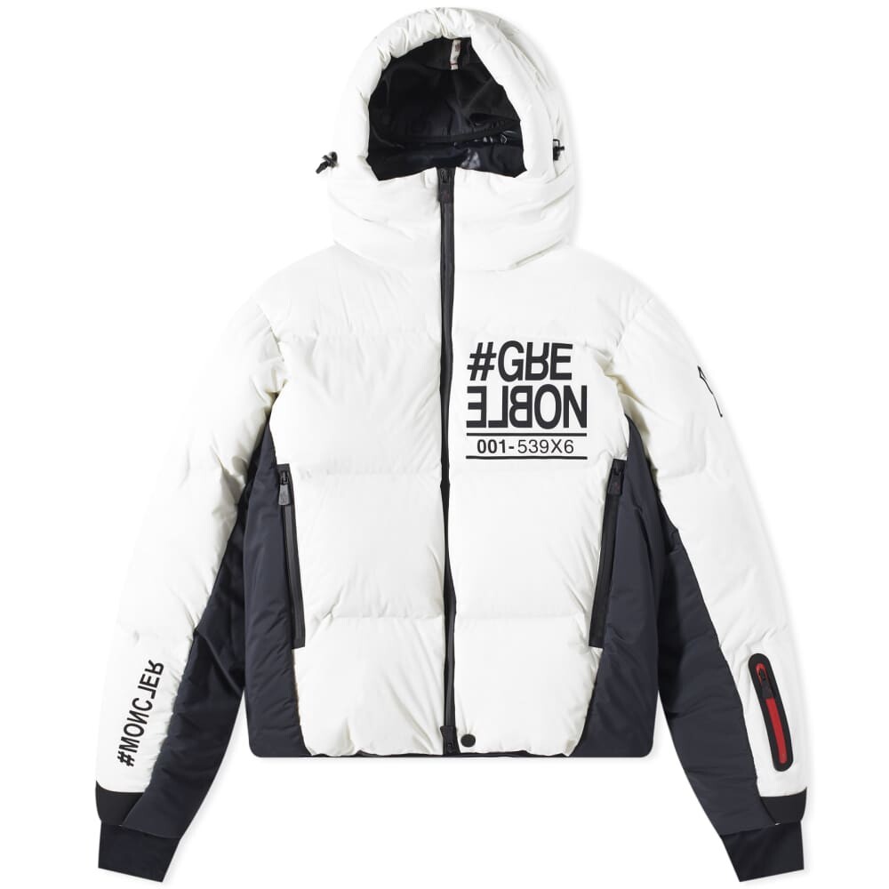 

Moncler Grenoble Pramint Утепленная нейлоновая куртка, белый