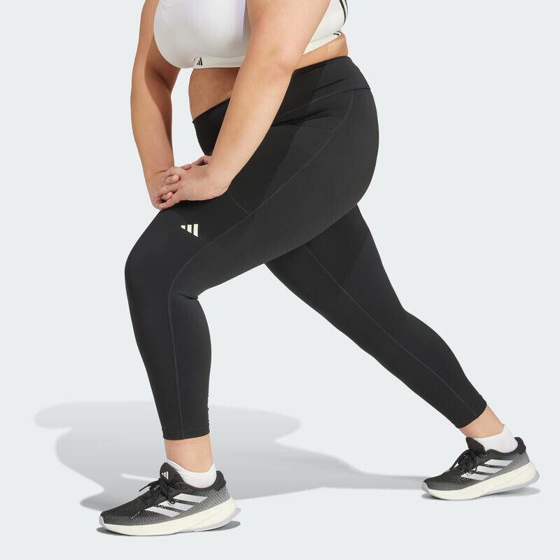 

Леггинсы DailyRun 7/8 — большие размеры ADIDAS, цвет schwarz