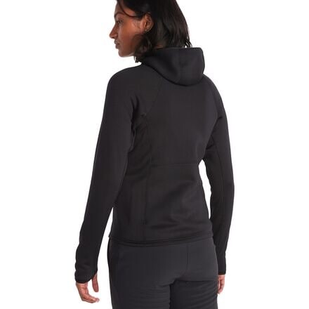 

Куртка Olden Polartec с капюшоном женская Marmot, черный