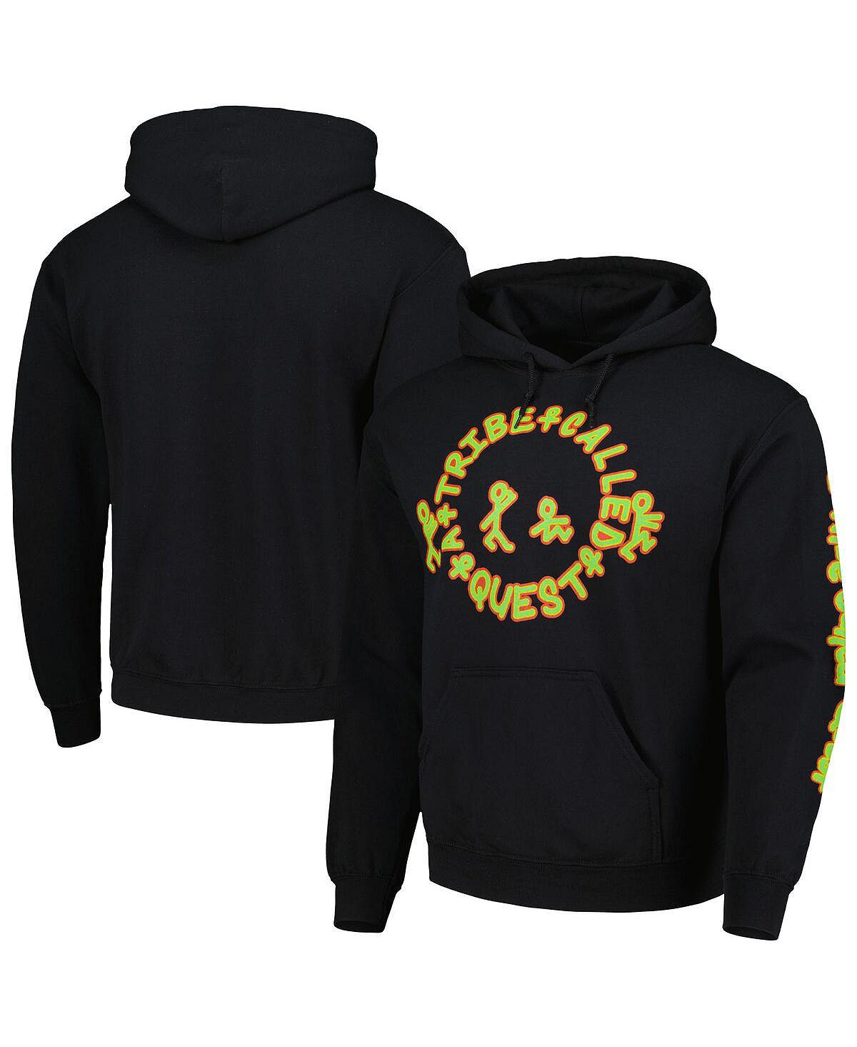 Мужской и женский черный пуловер с капюшоном A Tribe Called Quest с рисунком Philcos цена и фото