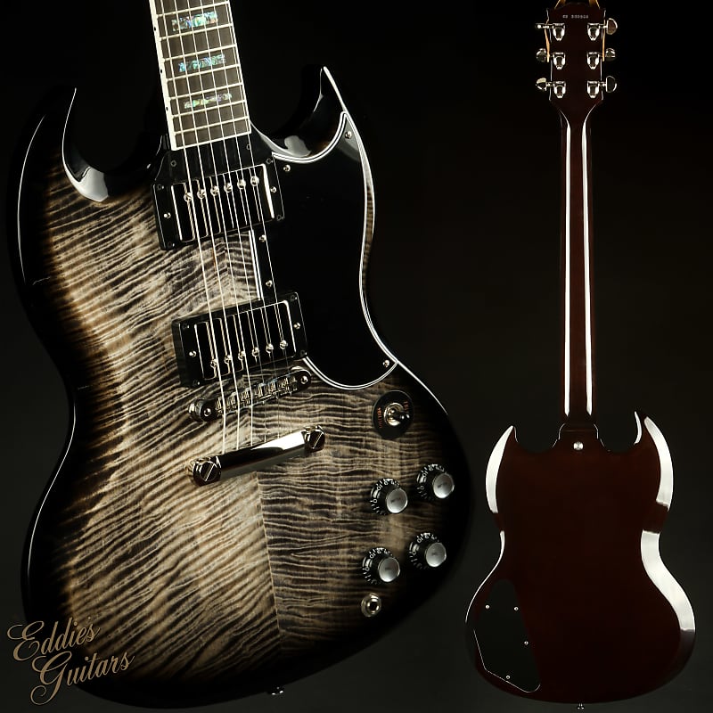 

Электрогитара Gibson Custom Shop PSL SG Custom Figured Top Cobra Burst