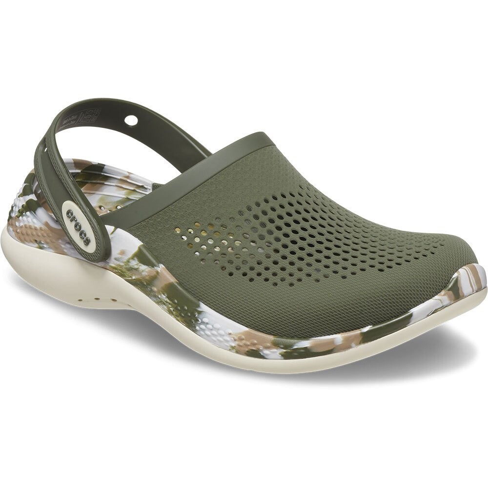 

Сабо Crocs Literide 360 Marbled, зеленый