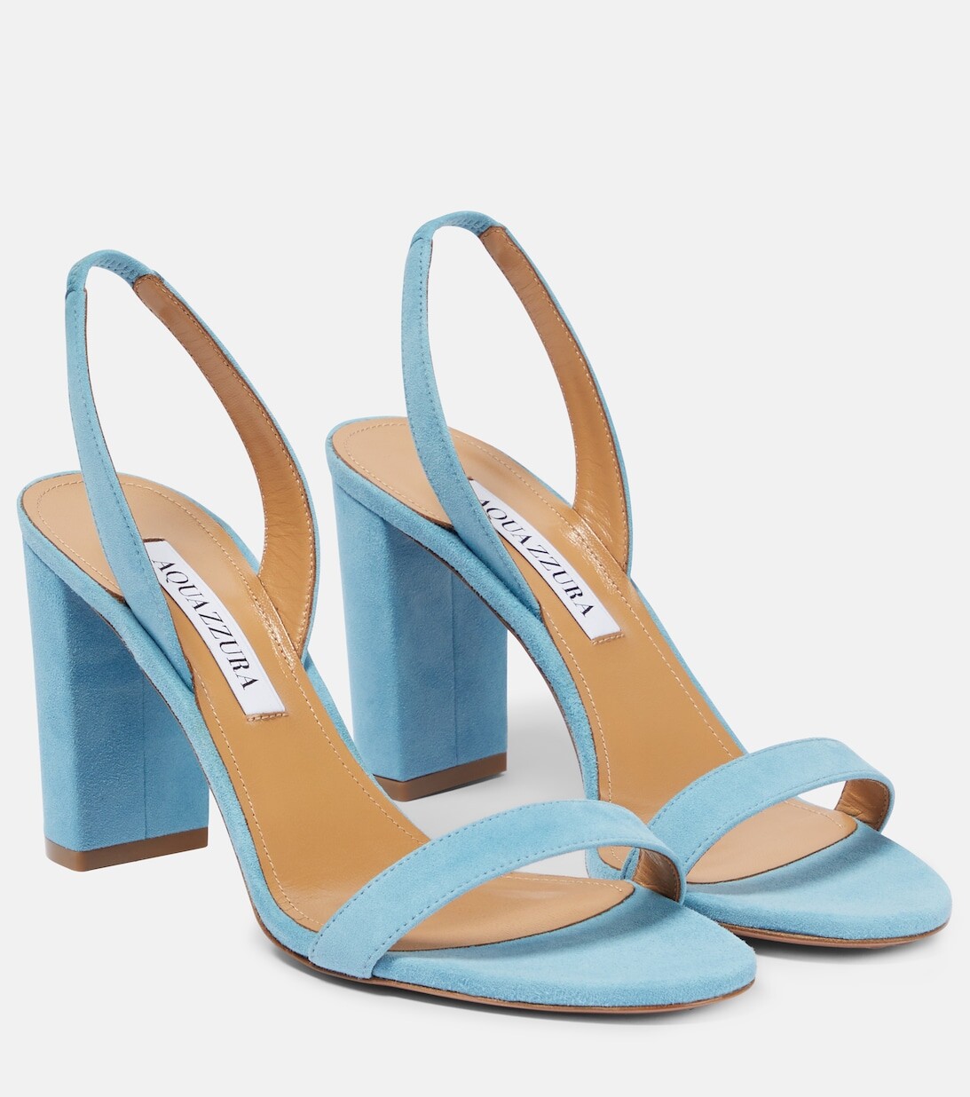 

Замшевые босоножки So Nude Aquazzura, синий