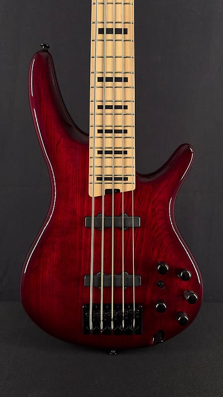 Басс гитара Ibanez ANB205TWB Adam Nitti Signature model 5-String inTransparent Wine Red Burst