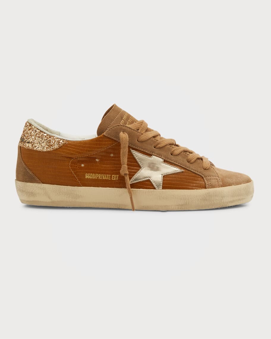 

Низкие кеды из смешанной кожи Superstar Golden Goose