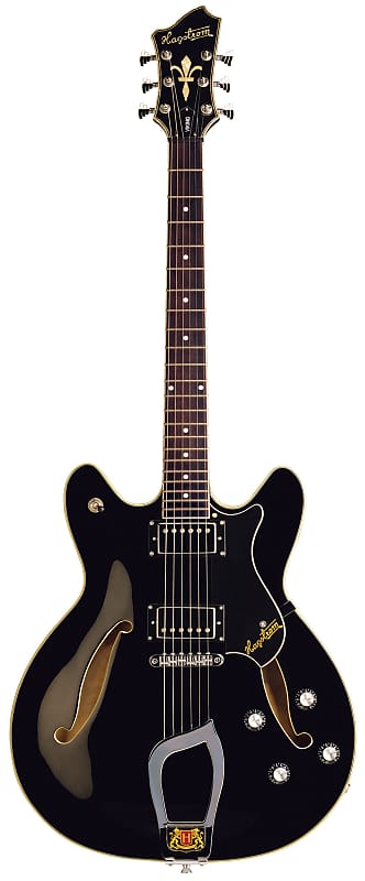 

Электрогитара Hagstrom VIK-BLK| Viking Semi-Hollow Black Gloss. New with Full Warranty!