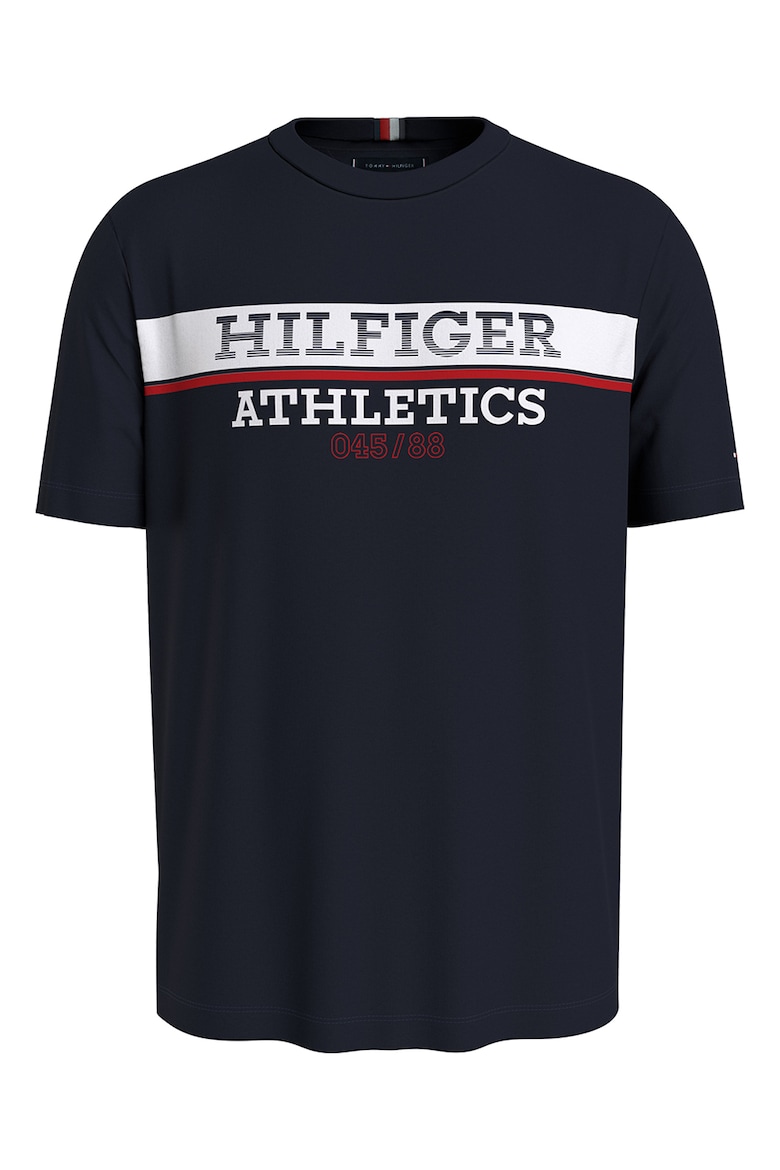 

Хлопковая футболка с логотипом Tommy Hilfiger, красный