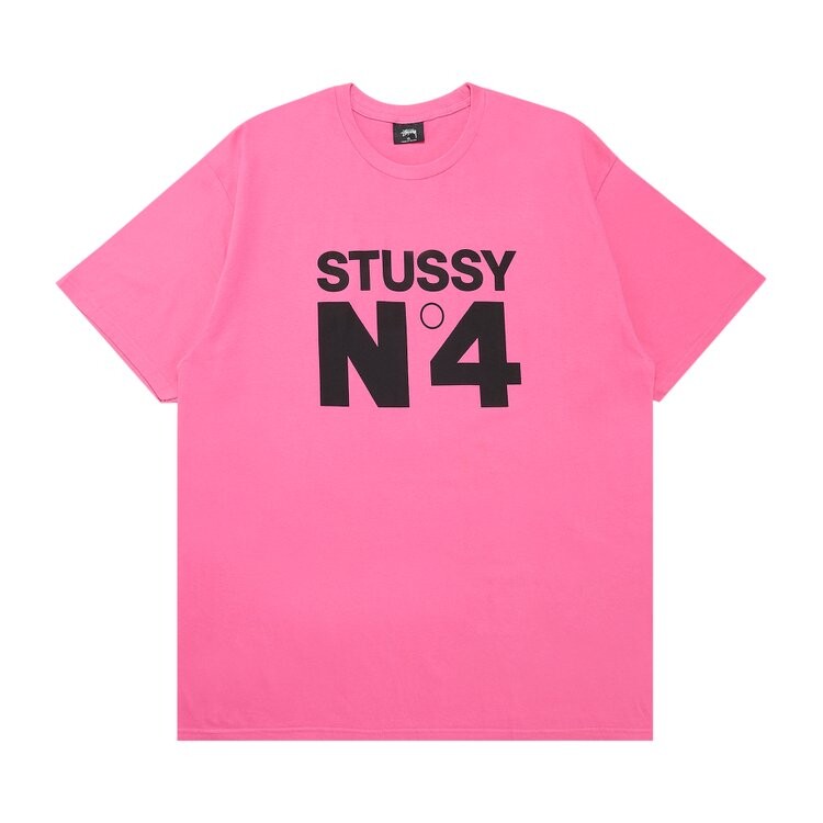 

Футболка Stussy No. 4 'Pink', розовый
