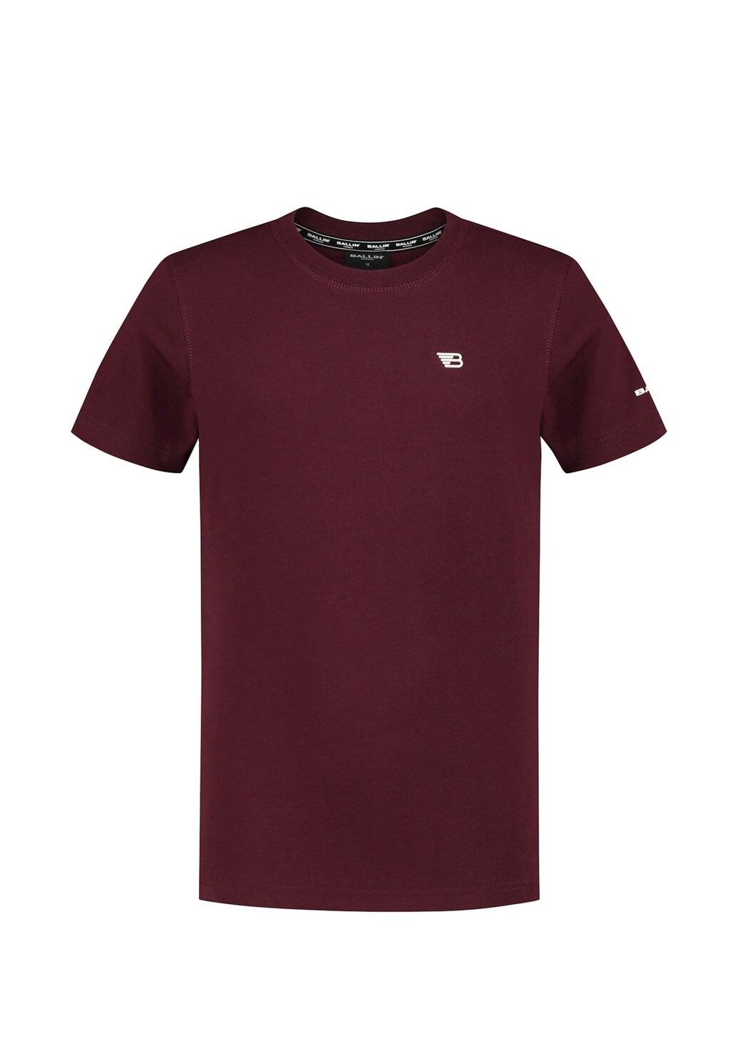 

Футболка базовая SLIM FIT CREWNECK Ballin, цвет aged burgundy