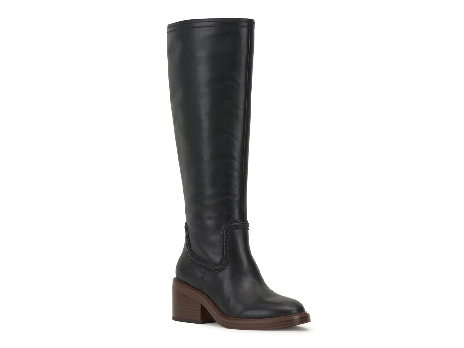 

Ботинки широкие Vince Camuto Vuliann до икры, черно-коричневый, Черный