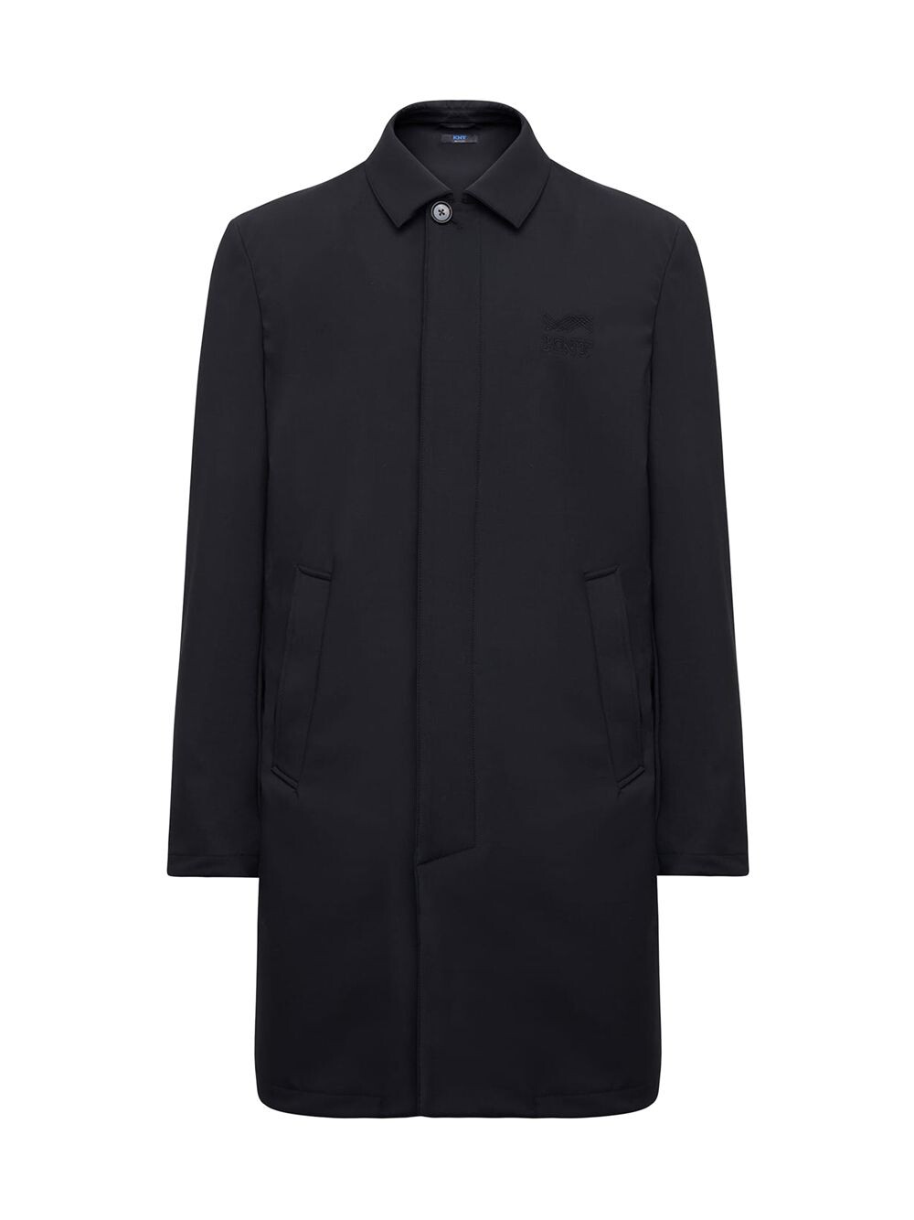

Шерстяное пальто с воротником KNT by Kiton, черный