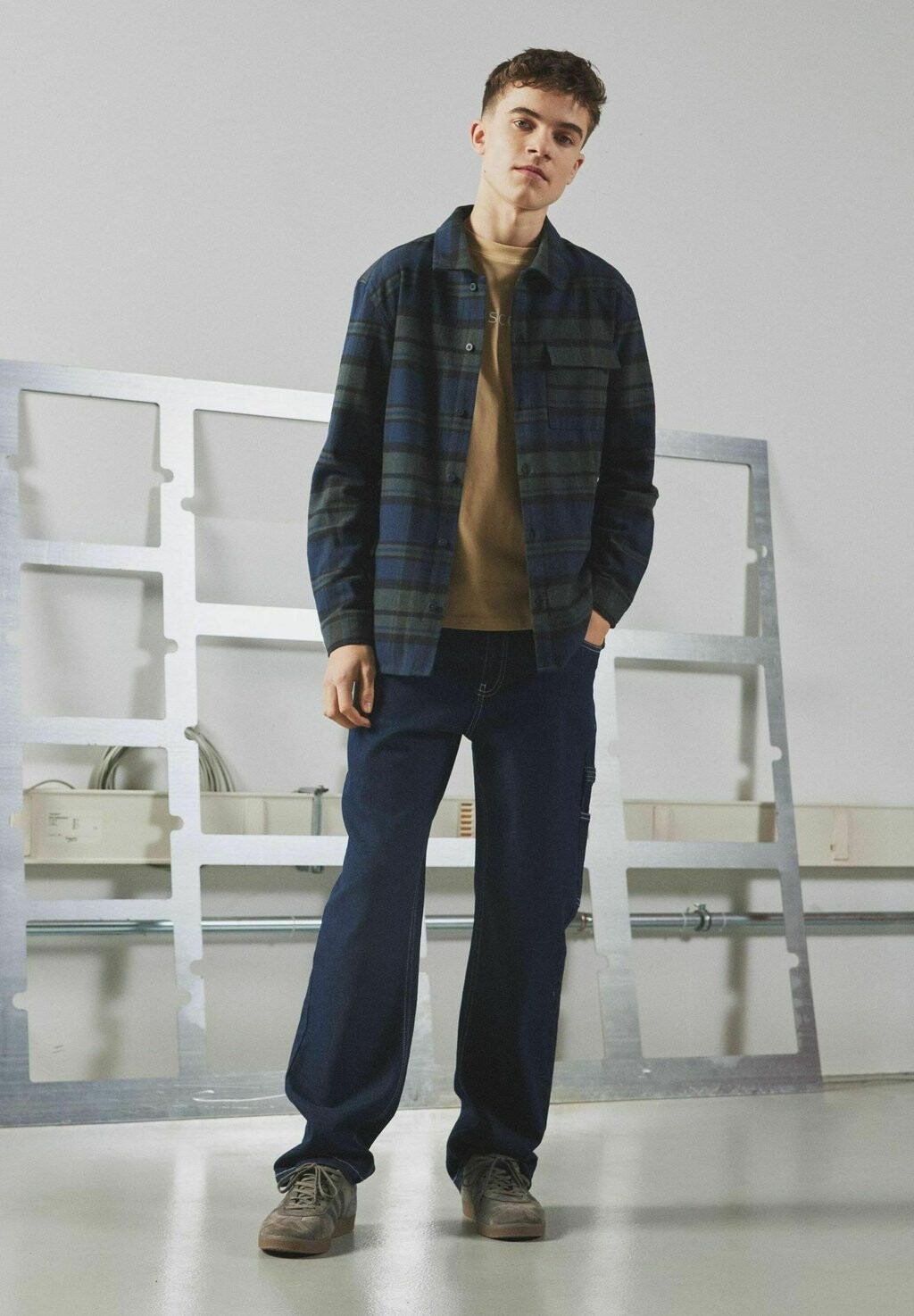 

Рубашка LANGARM KARIERTES LMTD, цвет navy blazer