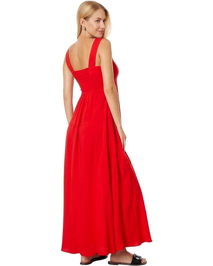 

Платье Vince Camuto Panneled Challis Dress, цвет Lobster Red
