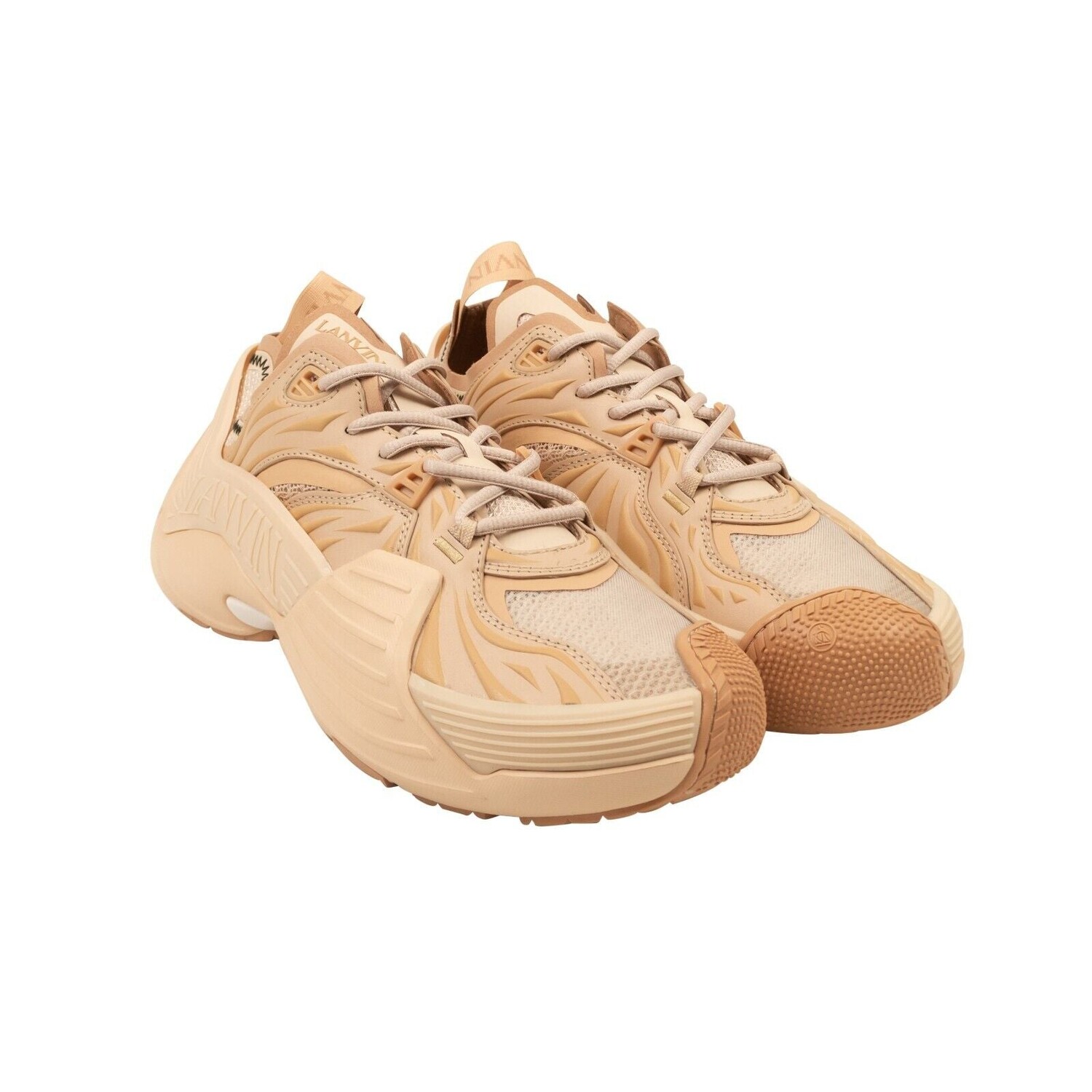 

Низкие спортивные кроссовки телесного цвета Flash X Lanvin, бежевый