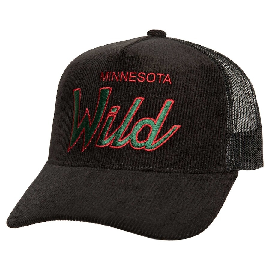 

Бейсболка Mitchell & Ness Minnesota Wild, черный
