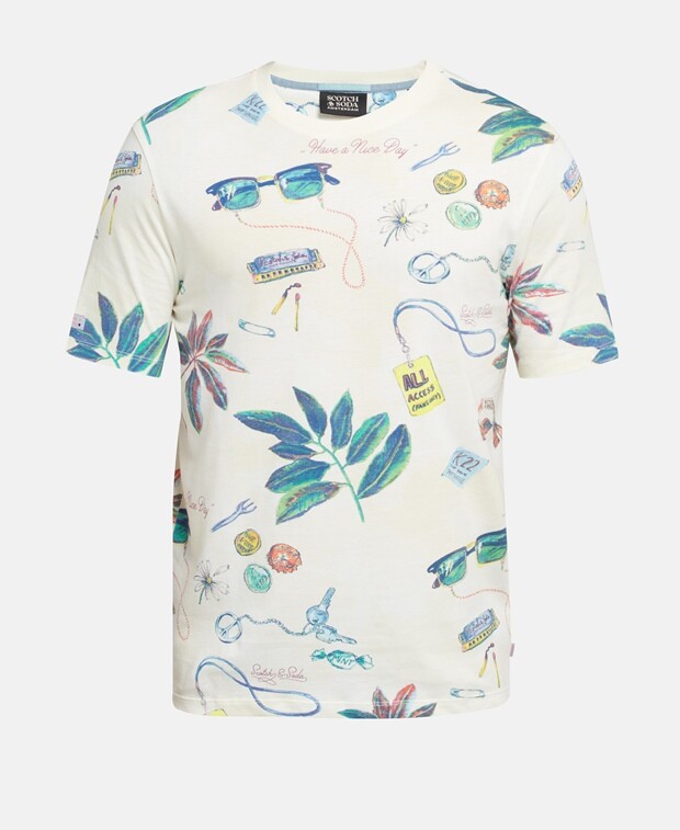 

Футболка Scotch & Soda, цвет Oatmeal