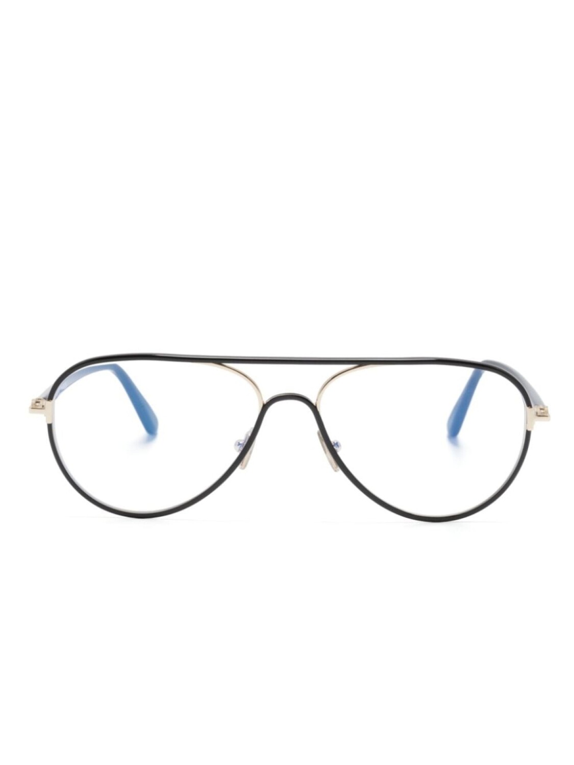 

TOM FORD Eyewear очки-пилоты с логотипом, черный