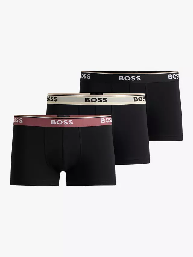 

Трусы HUGO BOSS BOSS Logo Waistband 3 шт, цвет black/multi