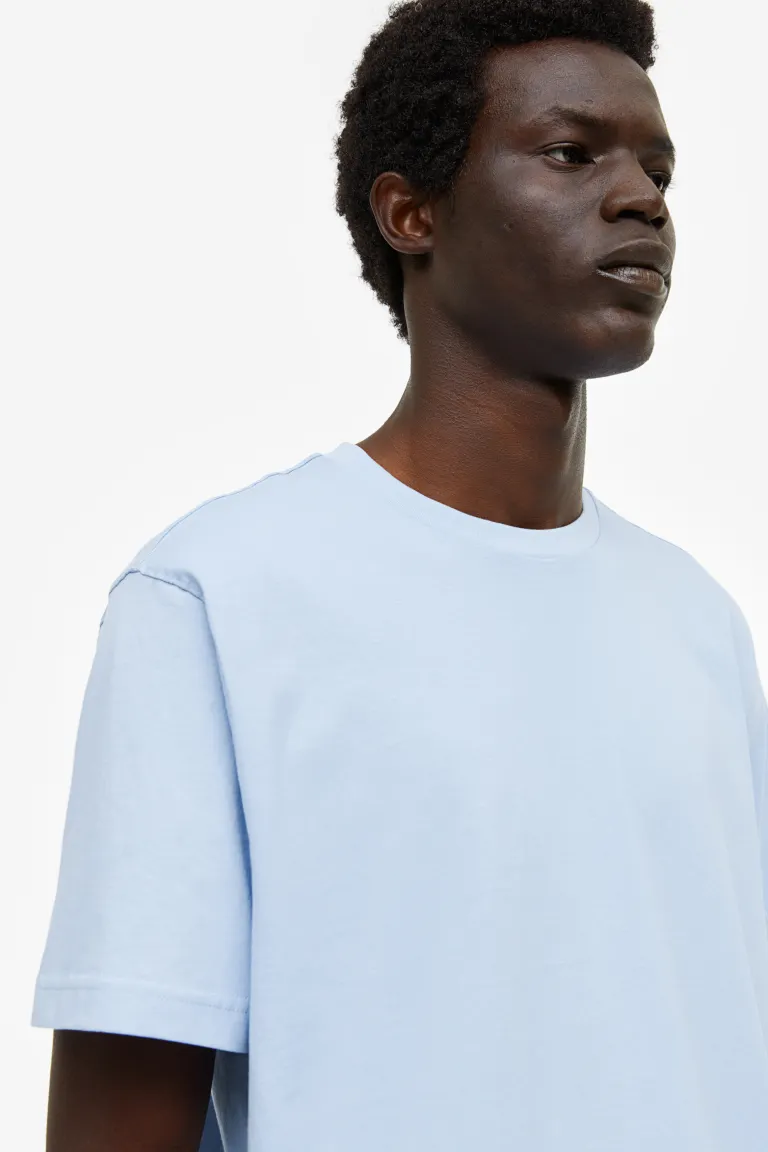 

Футболка стандартного кроя H&M, синий