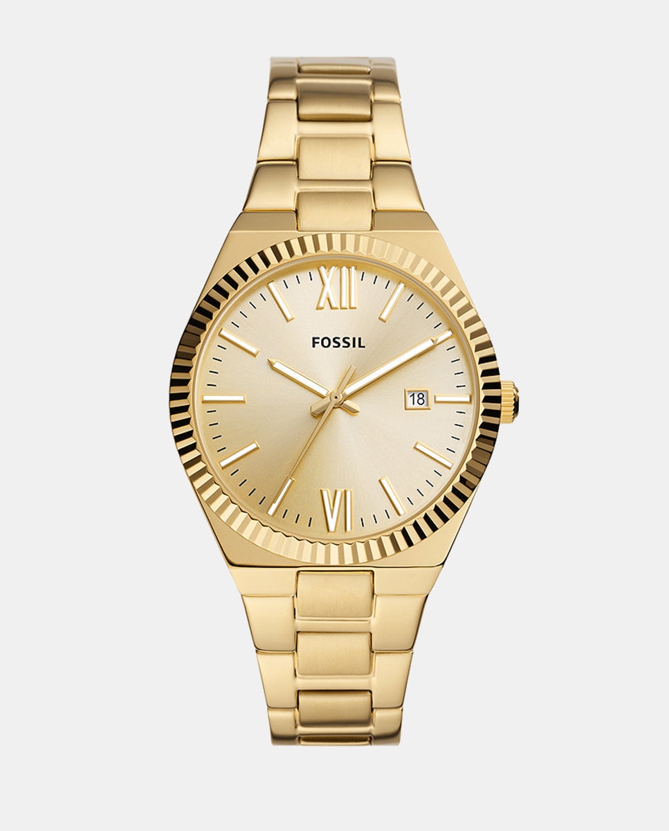 ES5299 женские часы из золотой стали Fossil, золотой цена и фото