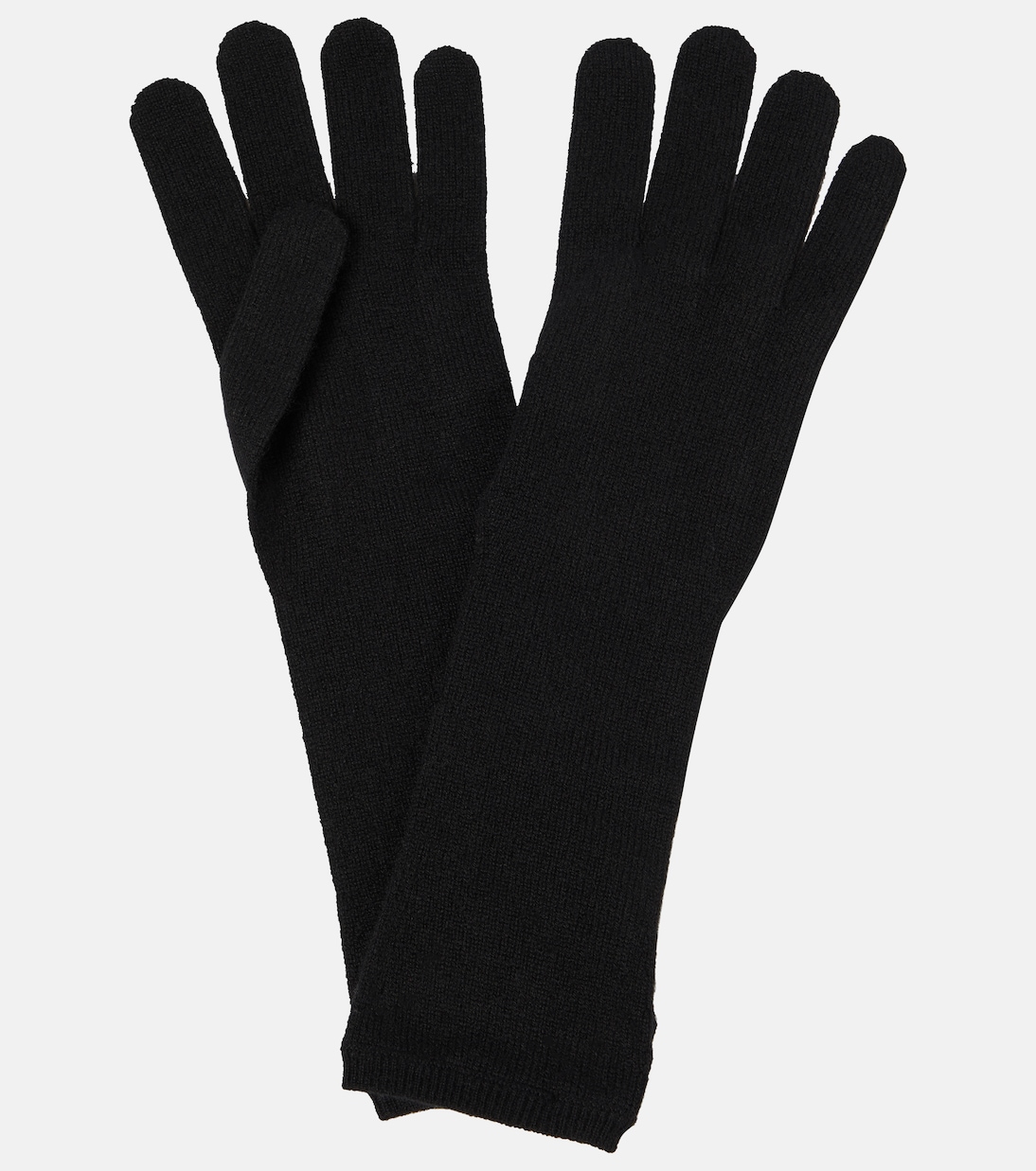 

Кашемировые перчатки oglio Max Mara, черный