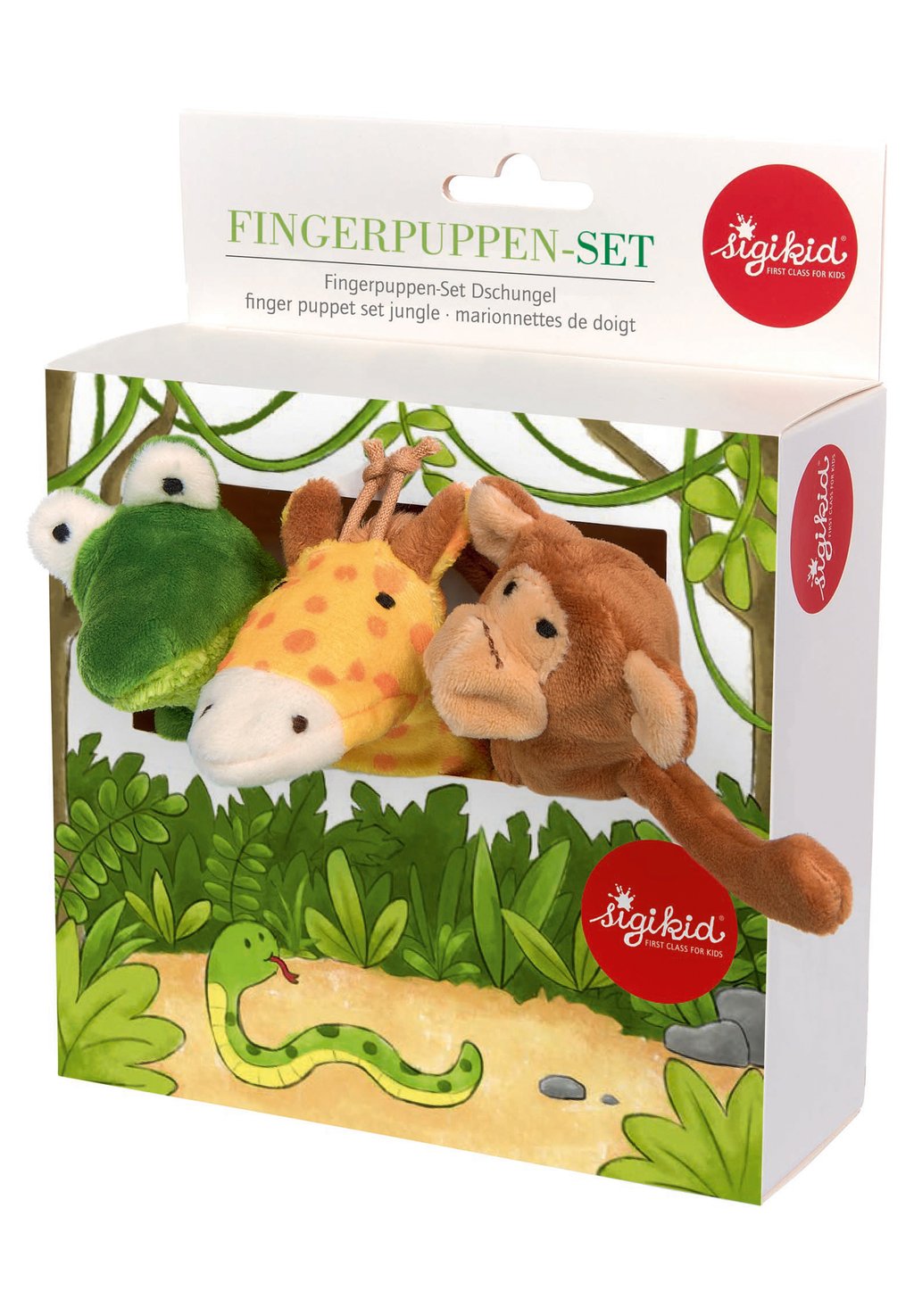 

Мягкая игрушка PACK OF 3 FINGERPUPPEN SET MY LITTLE THEATRE sigikid, цвет mehrfarbig