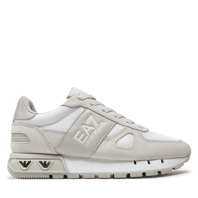 

Кроссовки EA7 Emporio Armani X8X151 XK354 T498 Rainy Day+White, серый