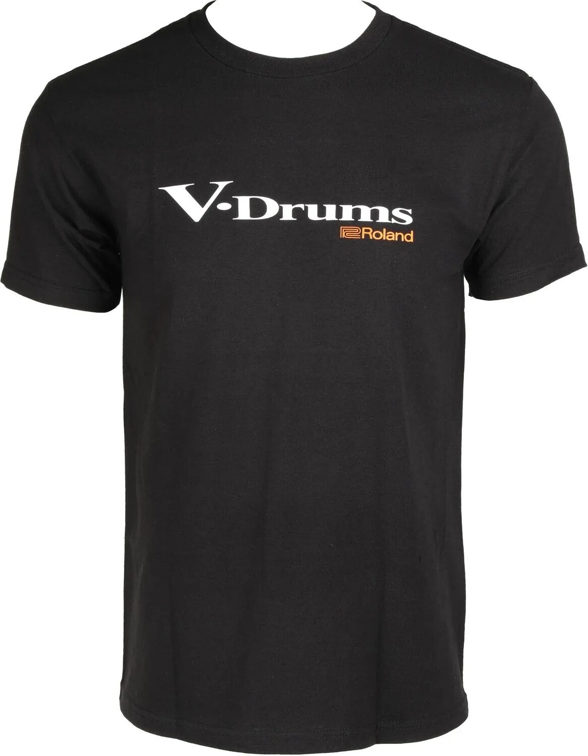 

Футболка с логотипом Roland V-Drums — черная, большая, Черный