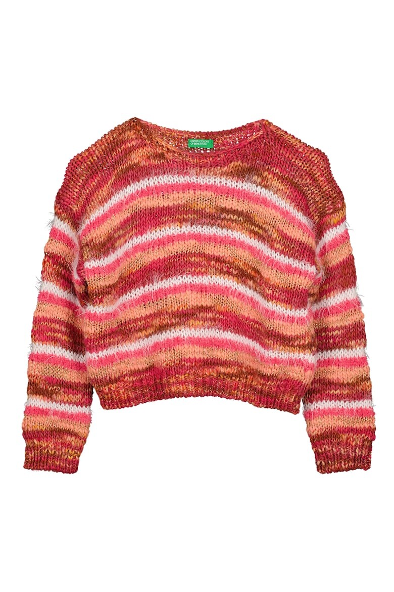 

Свитер из шерсти с заниженными рукавами United Colors Of Benetton, мультиколор