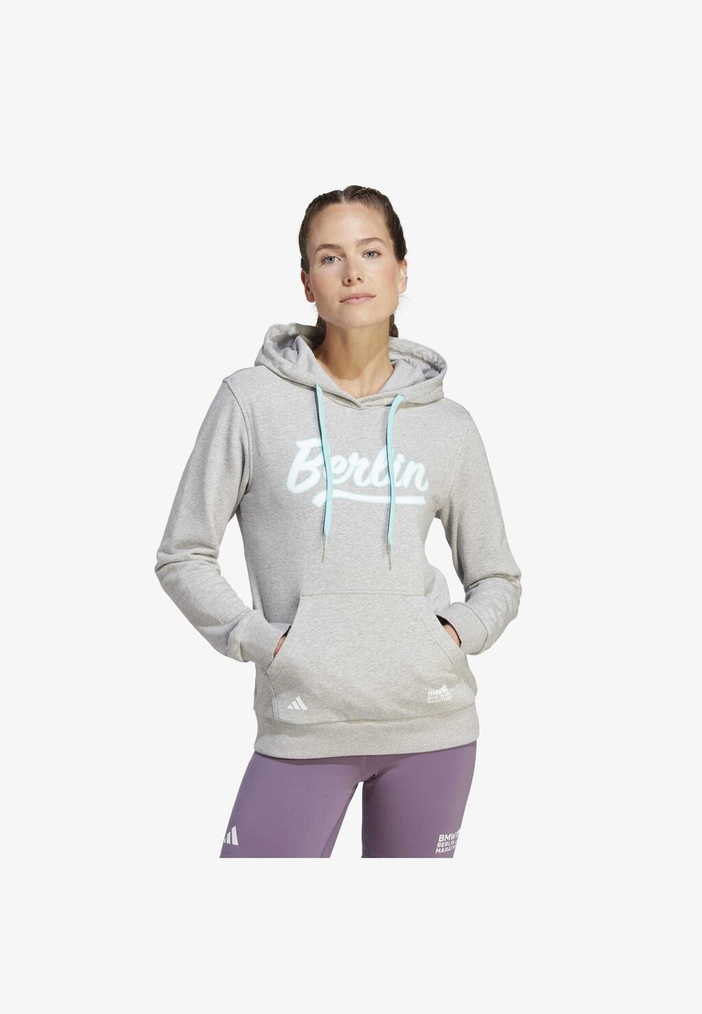 

Толстовка с капюшоном Adidas, серый