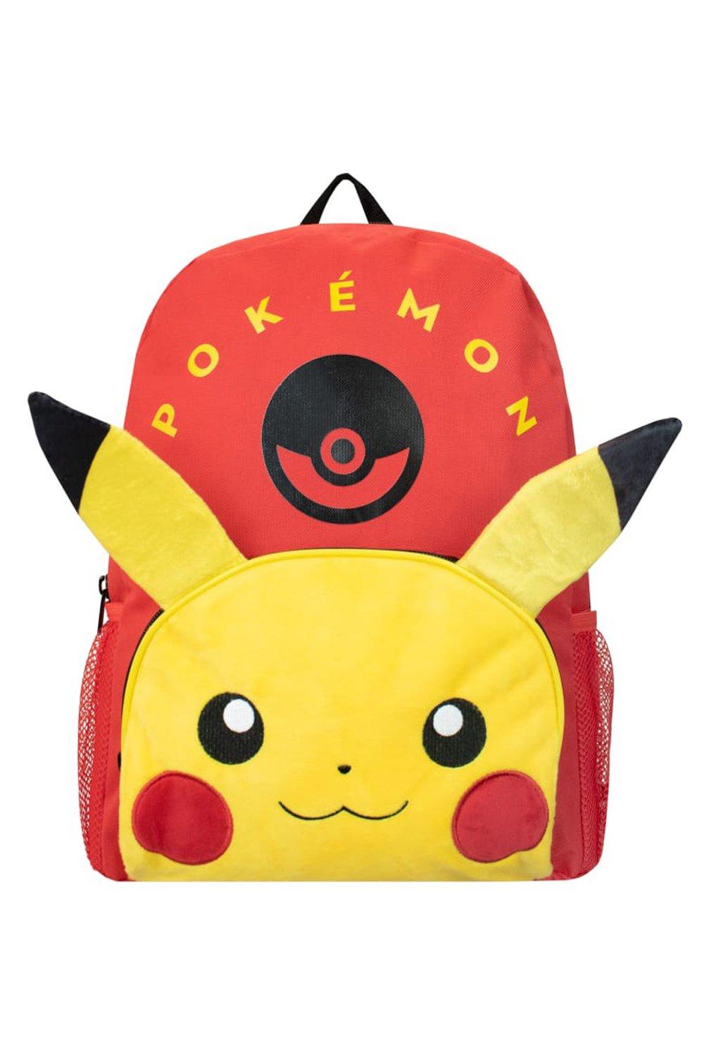 цена Kids Backpack 3D Pikachu Pokemon, красный