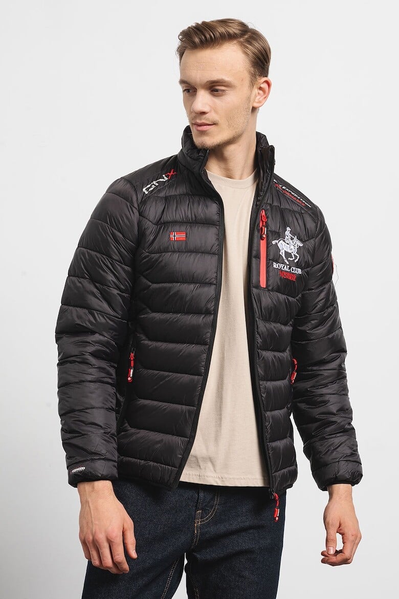 

Стеганая зимняя куртка Briant на молнии Geographical Norway, черный