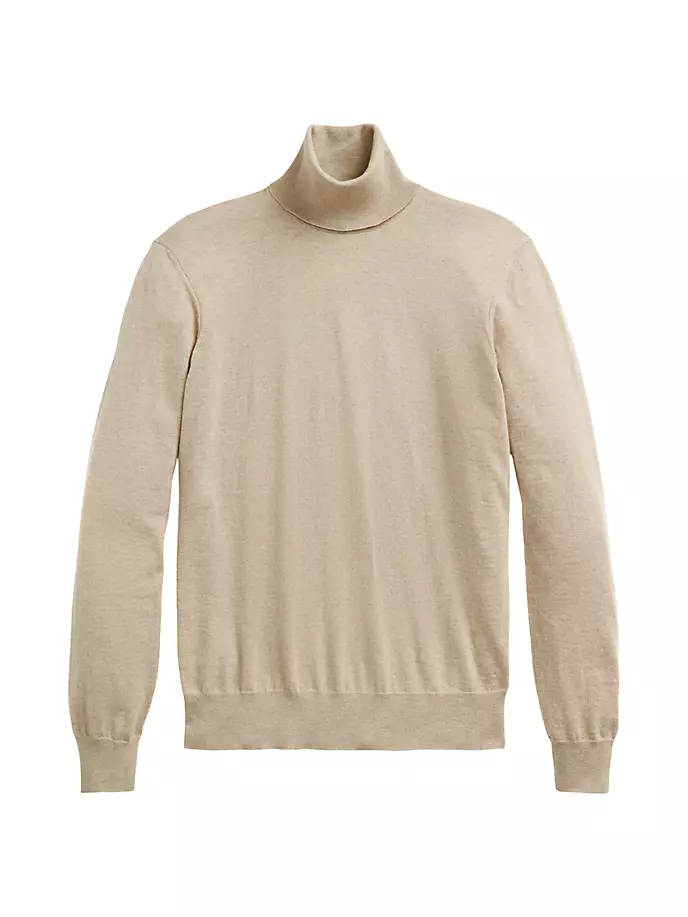 

Кашемировый свитер с высоким воротником Ralph Lauren Purple Label, цвет truffle melange
