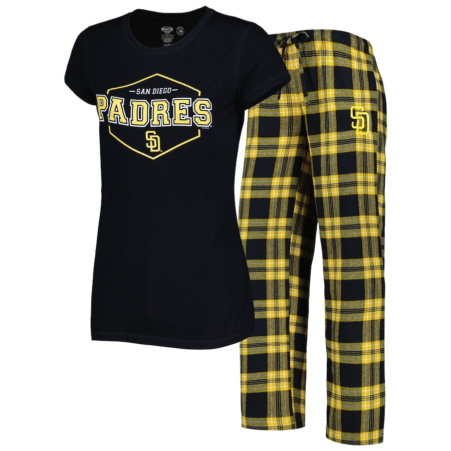 

Пижамный комплект Concepts Sport San Diego Padres, черный
