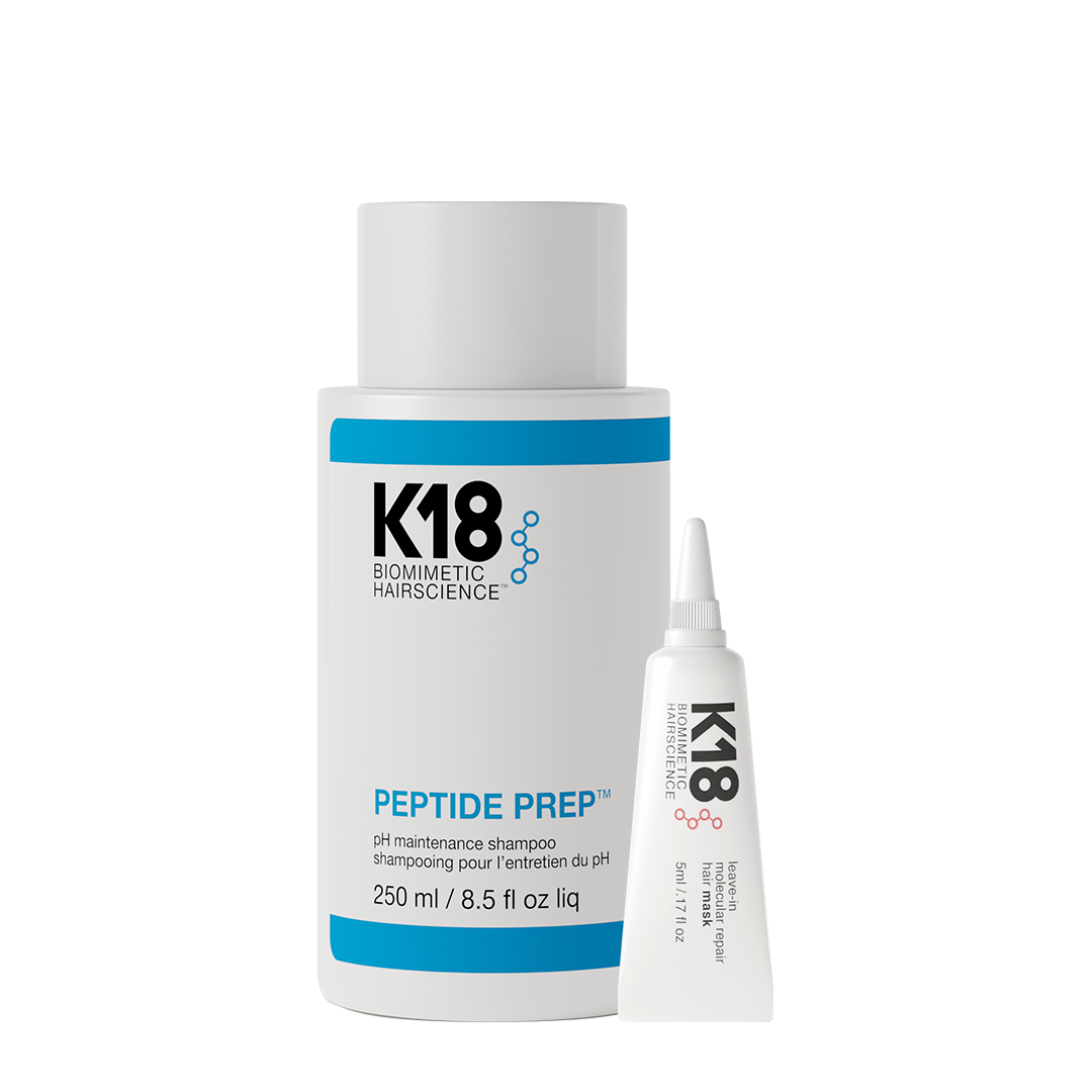 цена Набор: шампунь K18 Peptide Prep, 5 мл