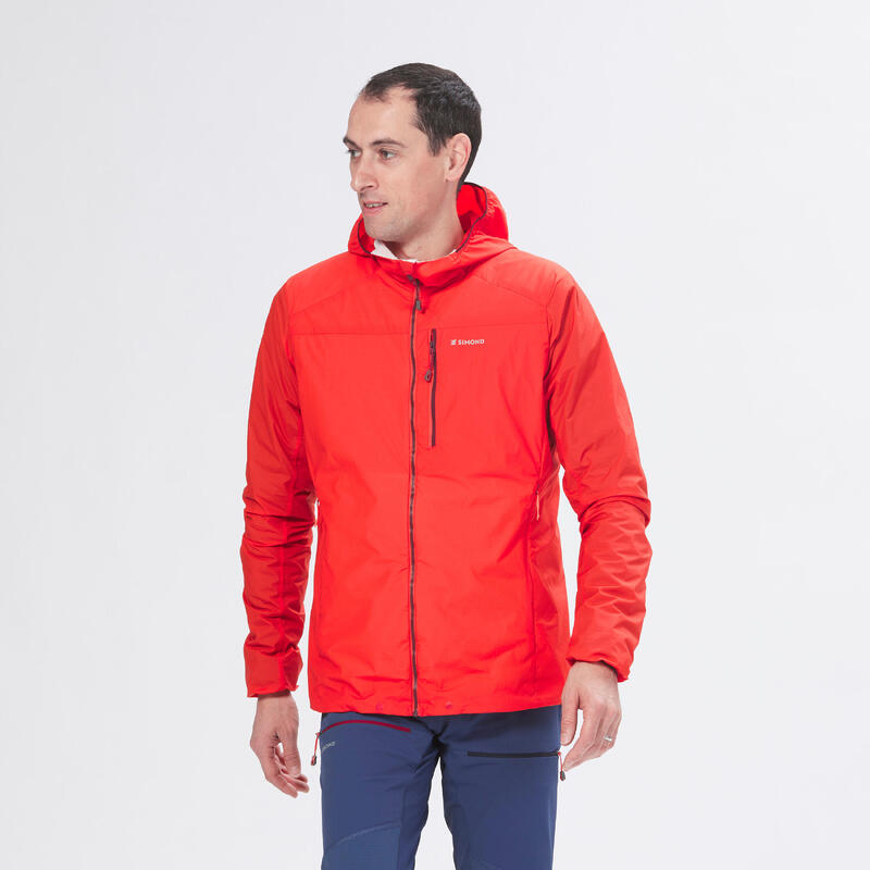 Куртка ветрозащитная мужская - Alpinism Windshell красная SIMOND, цвет rot