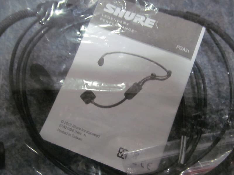 

Микрофон Shure PGA31 Headworn Microphone for Shure Wireless